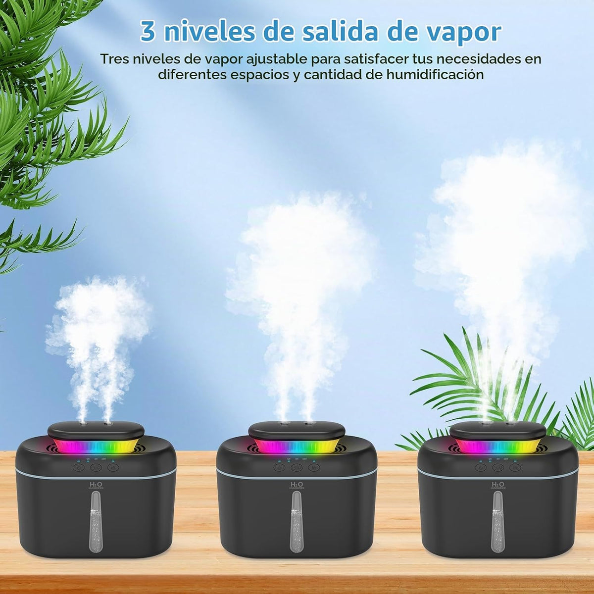 SZO Humidificador de plantas para interiores, humidificadores de 2....