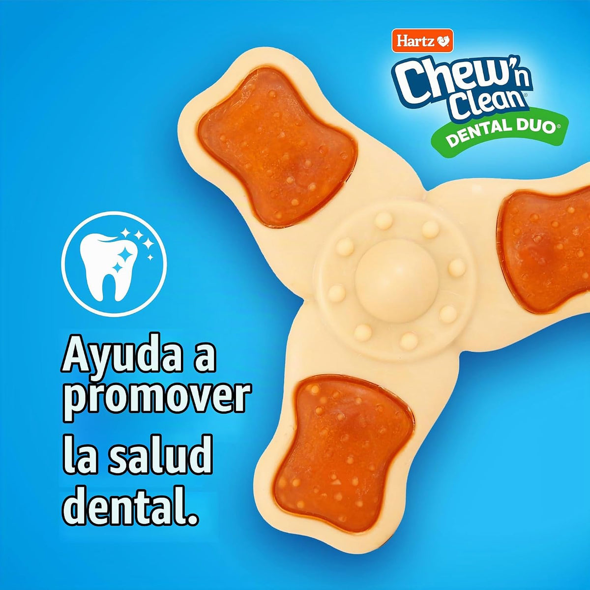 Hartz Chew 'n Clean Juguete Masticable y Premio en Uno con Sabo...
