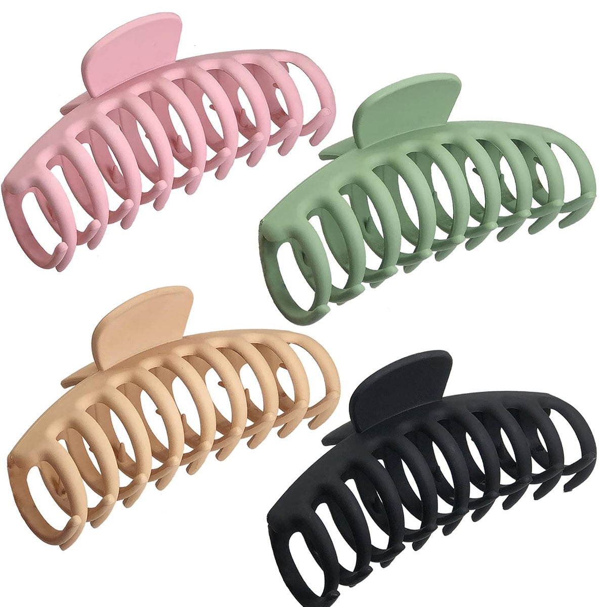 OWIIZI Pinzas grandes para el cabello para mujer, pinzas de pelo gr...