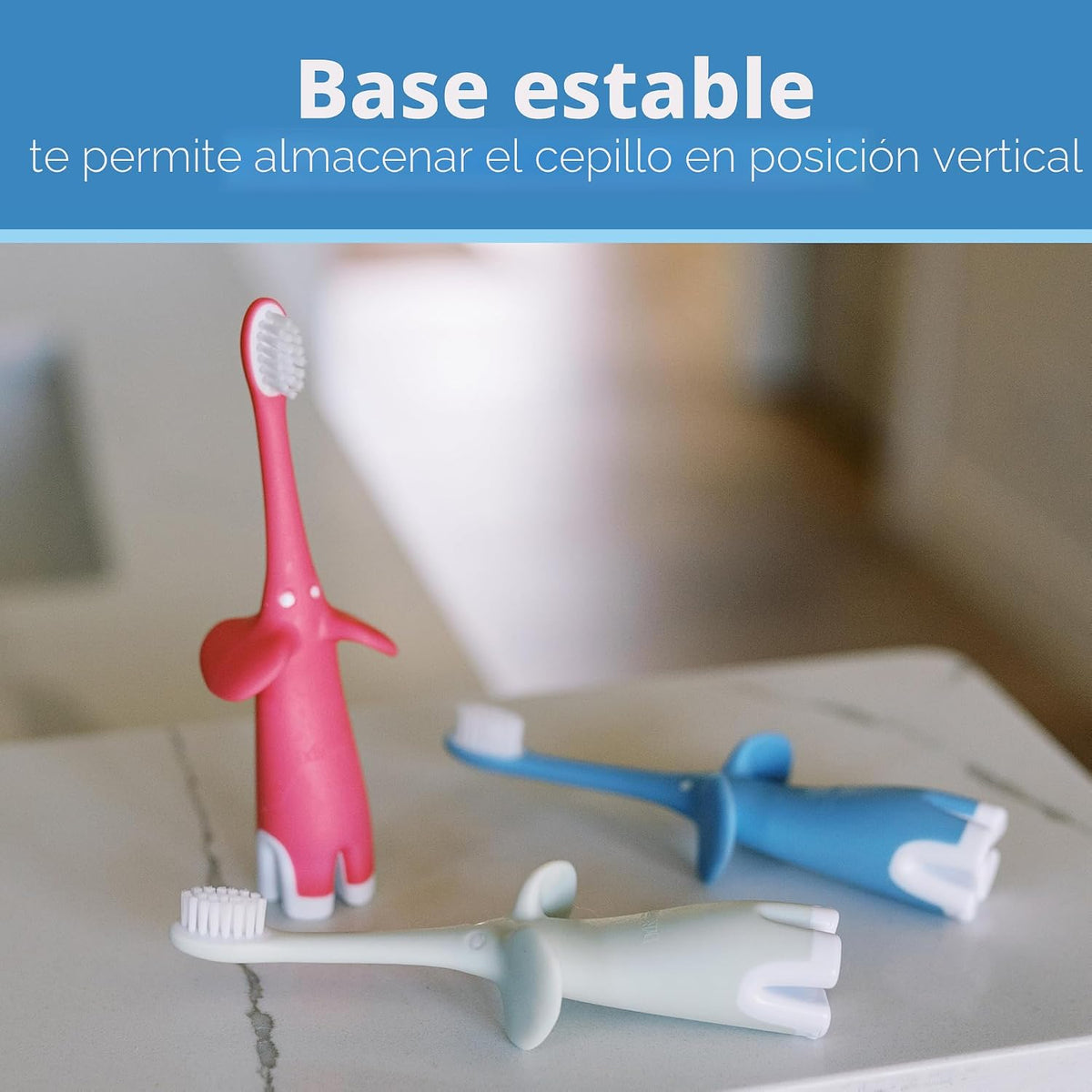 Dr. Brown's Cepillo de dientes para bebés y niños pequeños, ele...
