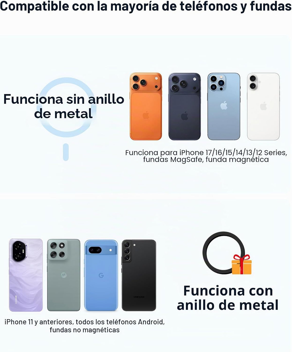Miracase Soporte magnético para teléfono MagSafe para el salpicader...