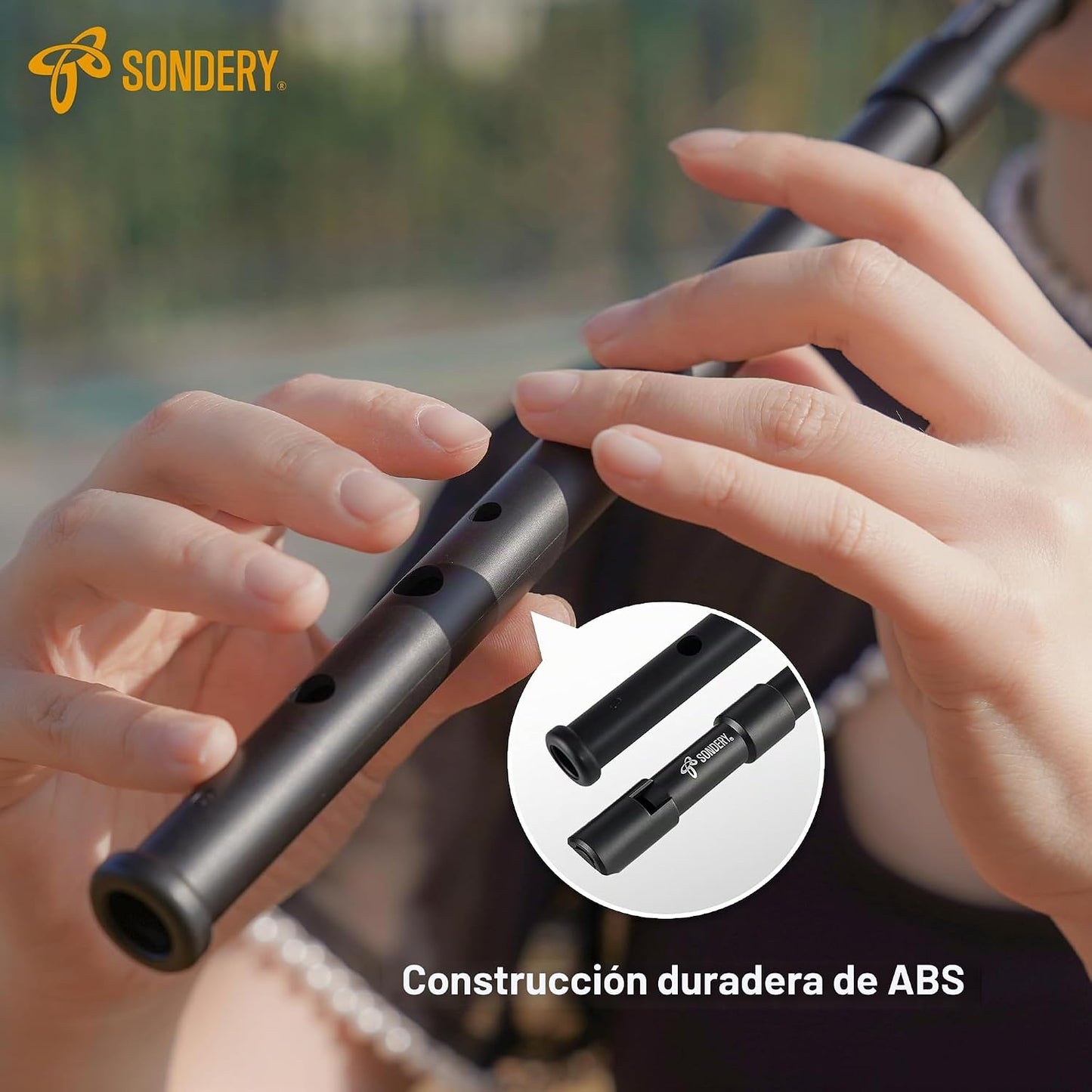 Sondery Juego de Silbato Irlandés de Hojalata Clave de Do y Clave d...