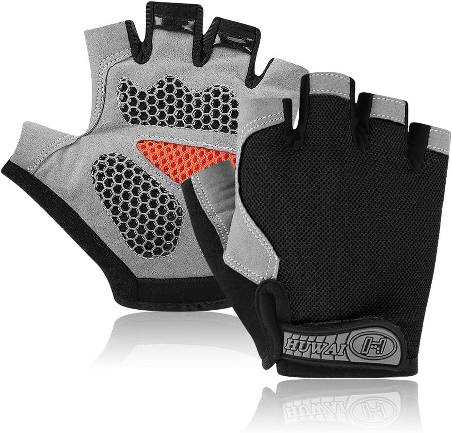 Accmor Guantes de ciclismo para hombres y mujeres, guantes de cicli...