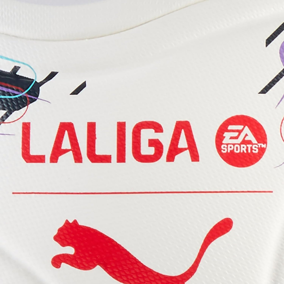 PUMA Balón de fútbol unisex Stellar Match LALiga, blanco-multicolor...