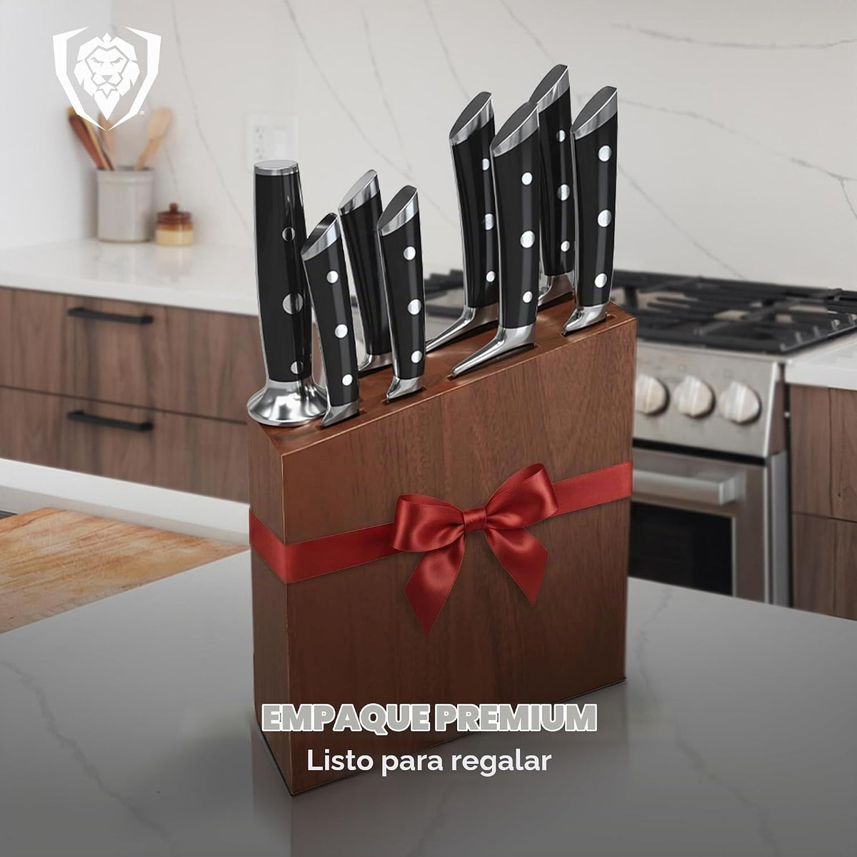 Dalstrong Juego de Cuchillos con Bloque \u2013 8 Piezas \u2013 Seri...