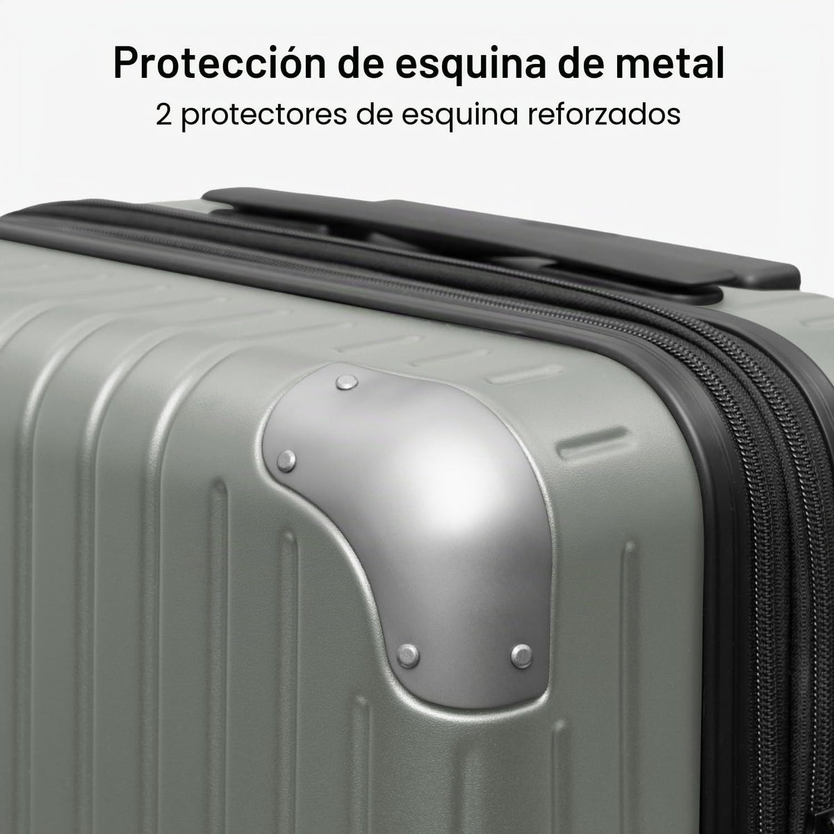 LEVEL8 Equipaje de mano aprobado por aerolíneas, maletas de carcasa...