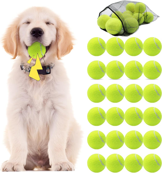 Swingers Pelotas de tenis chirriantes para perros, pelotas de tenis...