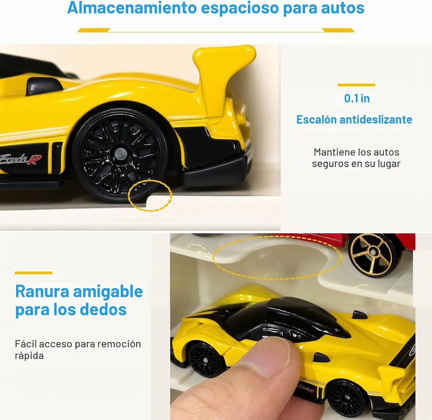 Estuche de almacenamiento Saichotoy para Hot Wheels - Estuche de ex...