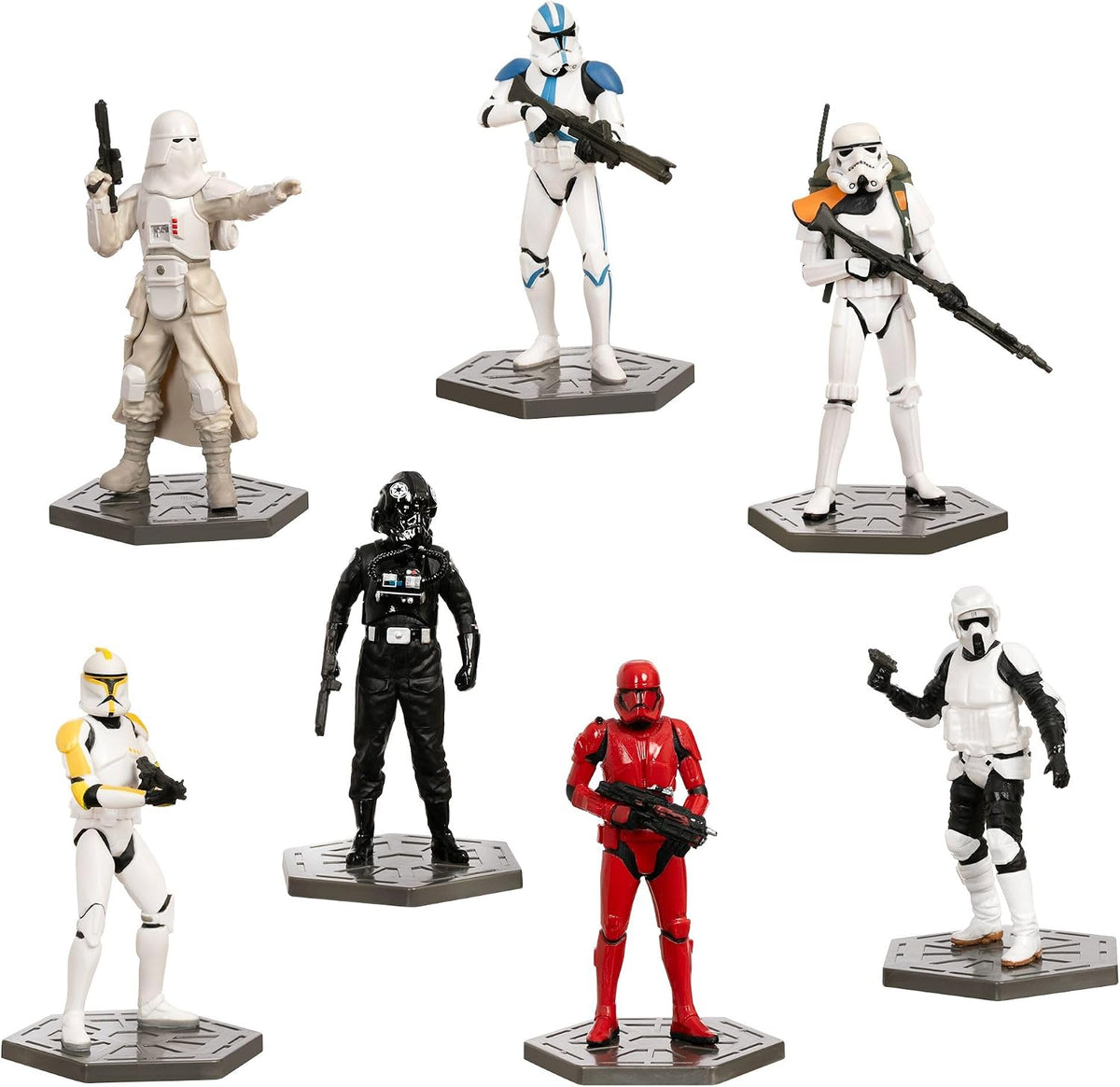 Disney Store Conjunto Oficial de Figuritas de Stormtrooper \u2013 7...