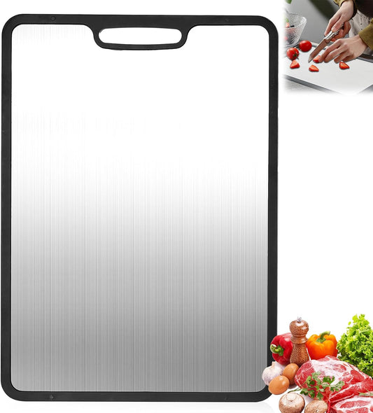 Banquiura Tablas de cortar de titanio para cocina, tabla de cortar...