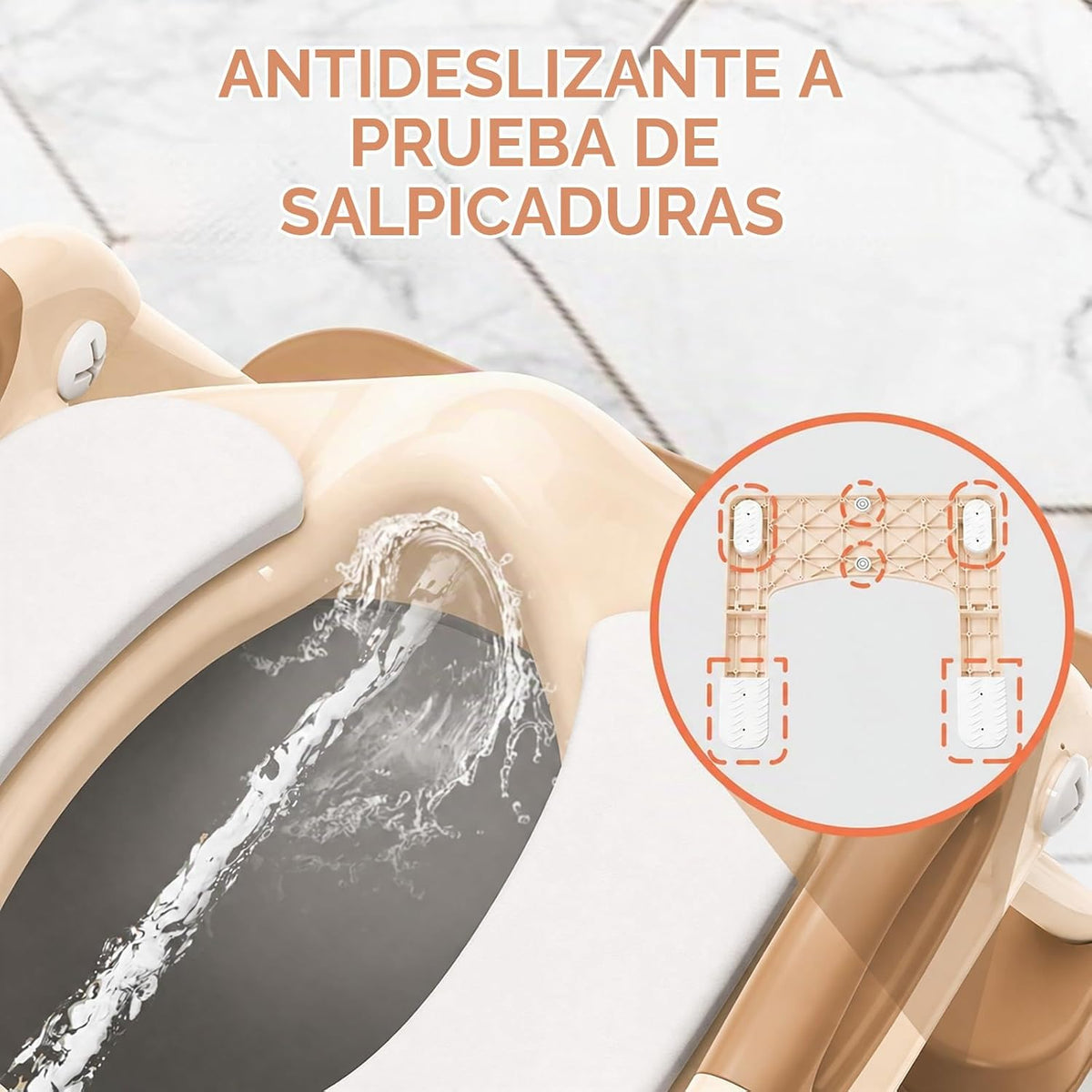 Inodoro de entrenamiento para ir al baño para niños pequeños, asien...