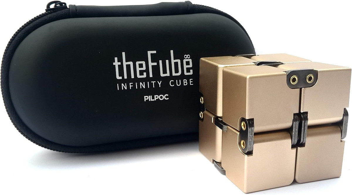 PILPOC theFube Infinity Cube alivia el estrés y la ansiedad (dorado...