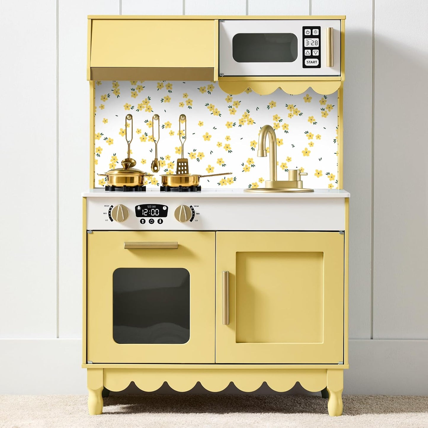 Best Choice Products Juego de cocina para niños pequeños, casa de c...