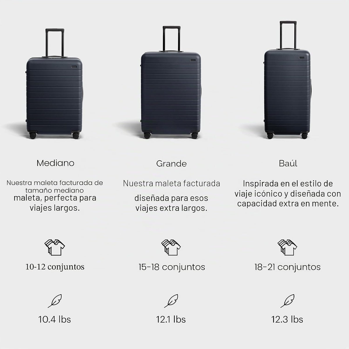 Away Equipaje grande a cuadros, maleta giratoria rígida ligera de 2...