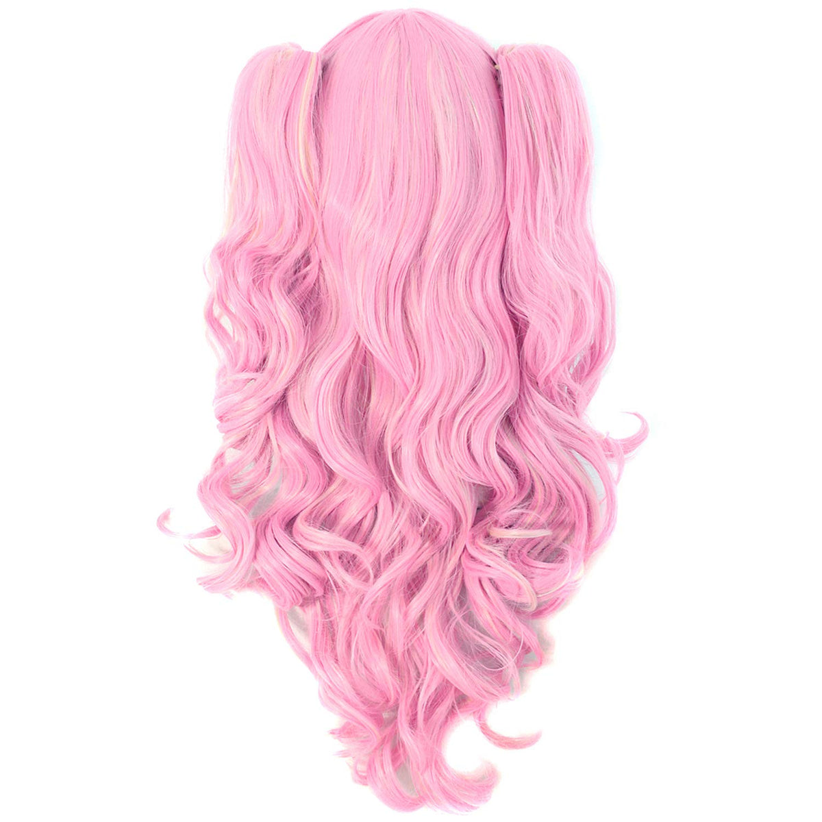 MapofBeauty Lolita Peluca larga y rizada con clip en colas de cabal...