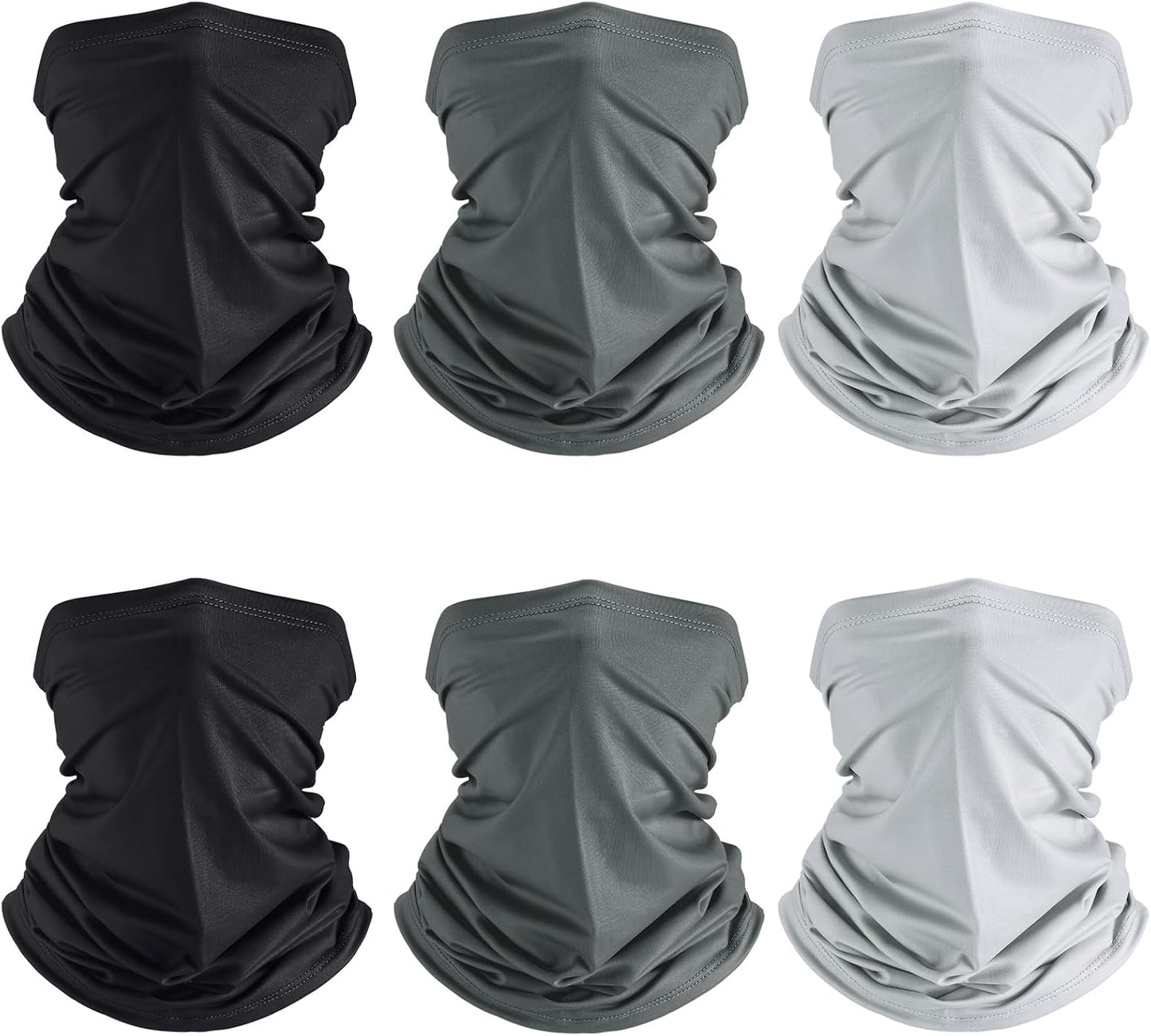 Geyoga 6 piezas de protección UV para el verano, polaina de cuello...