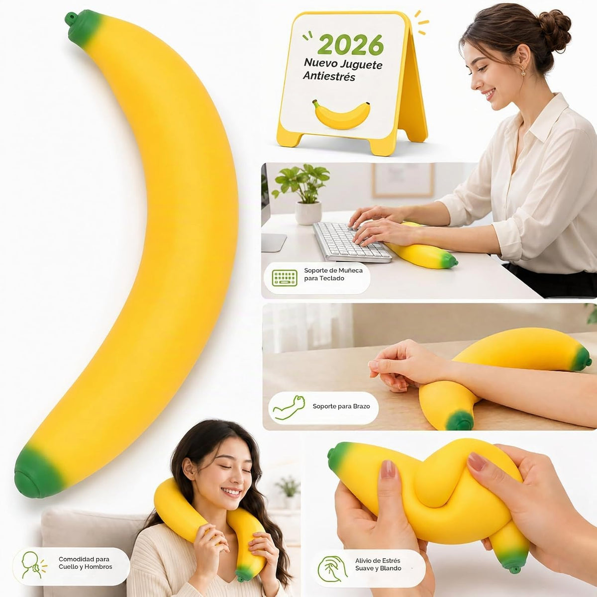 Juguete sensorial sensorial de fresa Squishy gigante gigante de lev...
