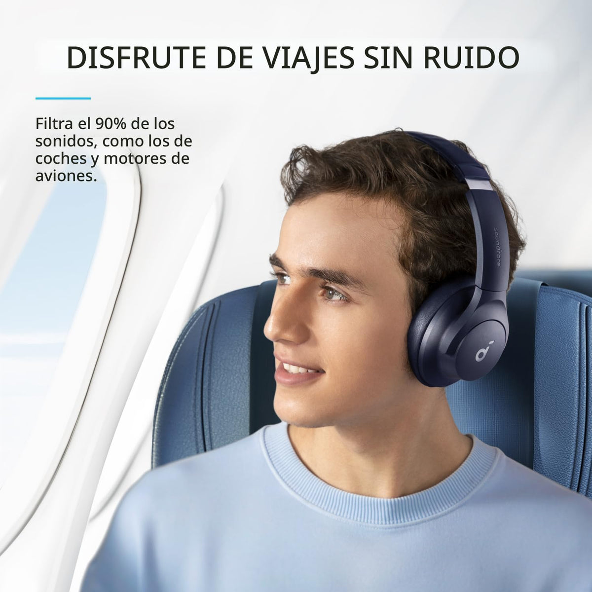 Soundcore by Anker Q20i Auriculares híbridos con cancelación activa...