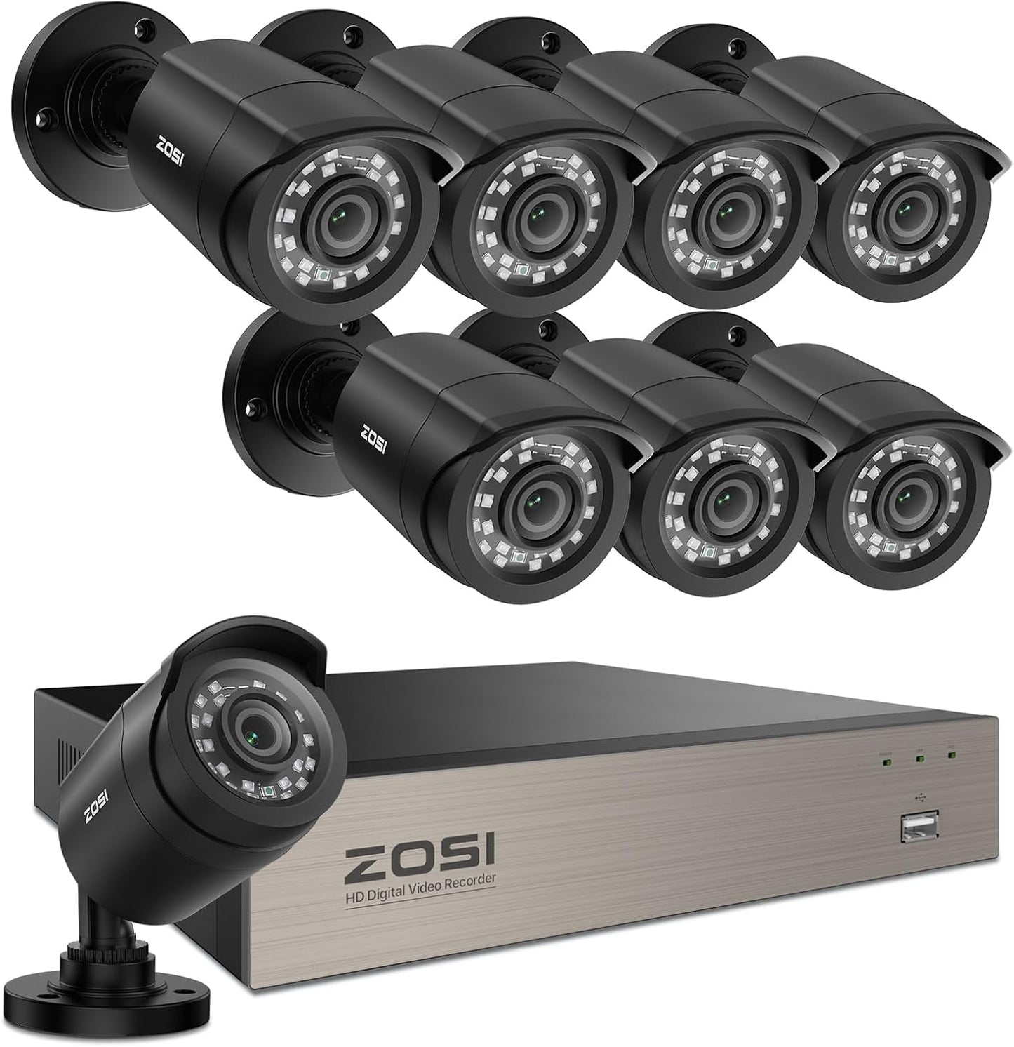 ZOSI 3K Lite 8CH Sistema de Cámaras de Seguridad para el Hogar Exte...