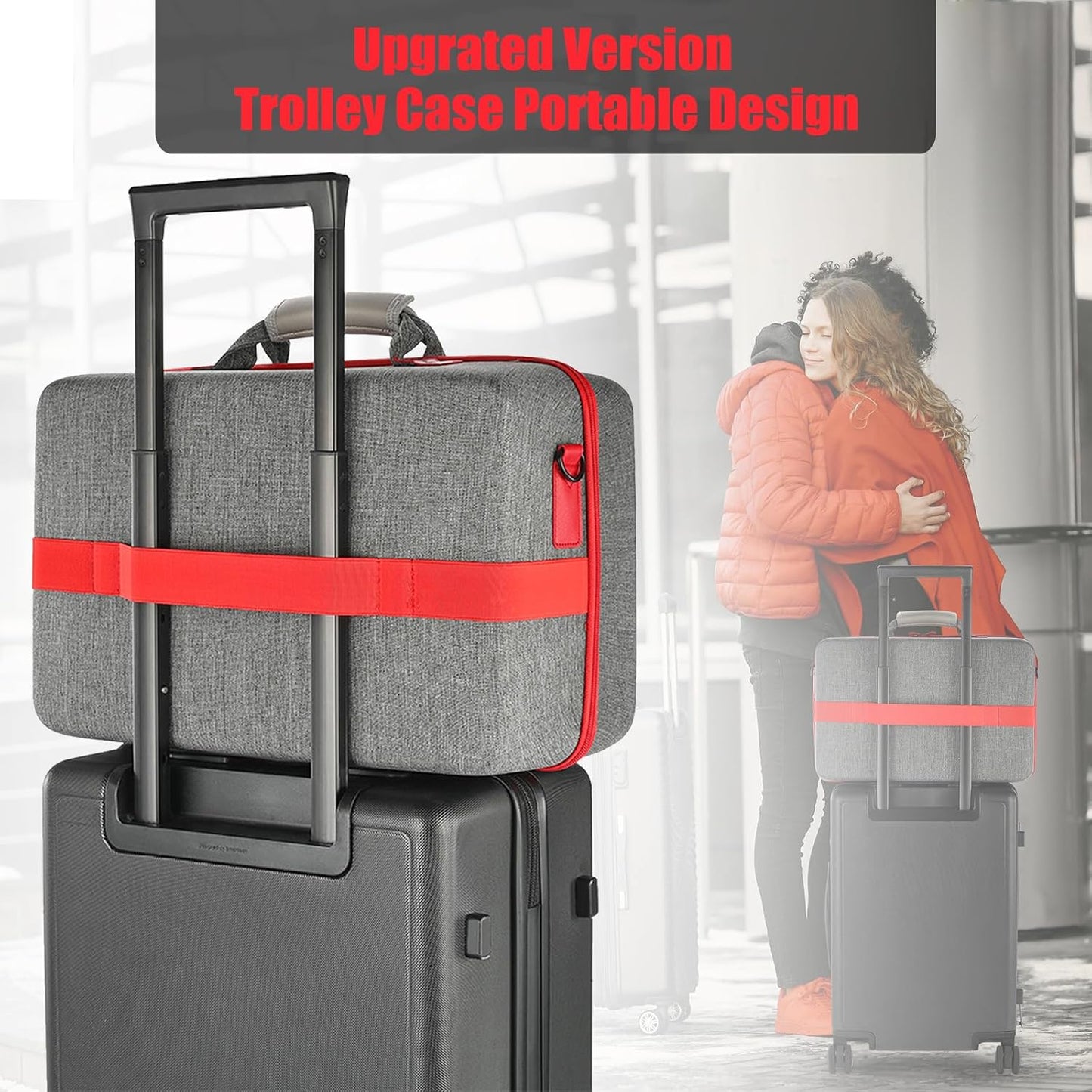 PSCHUNYD Estuche de transporte rígido compatible con PS5, estuche d...