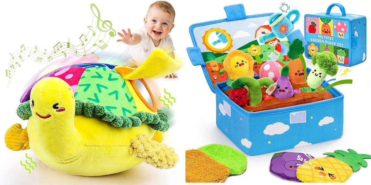 Juguete musical de peluche y jardín sensorial Montessori, juguete s...