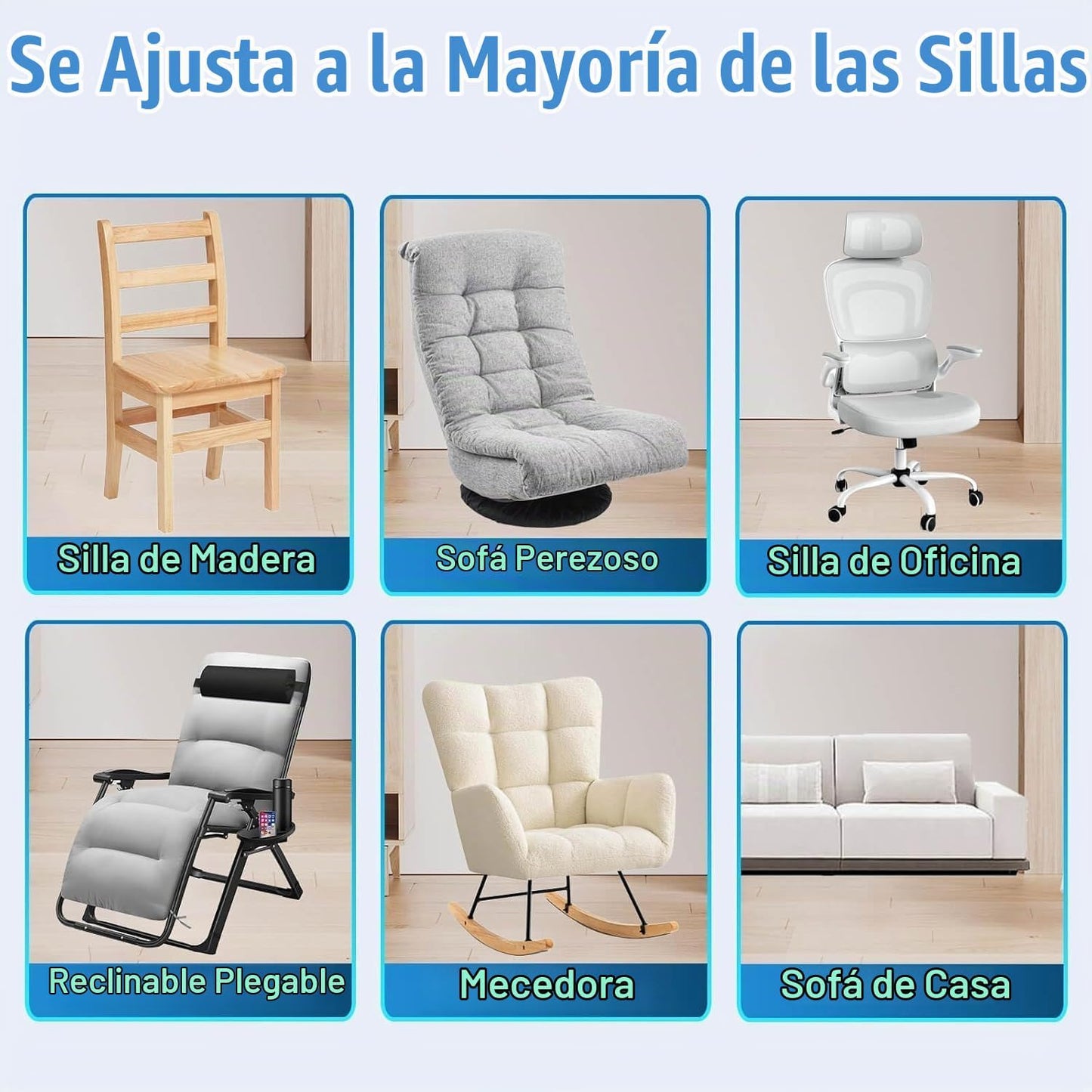 comrelax Shiatsu - Masajeador de espalda con calor, cojín de asient...