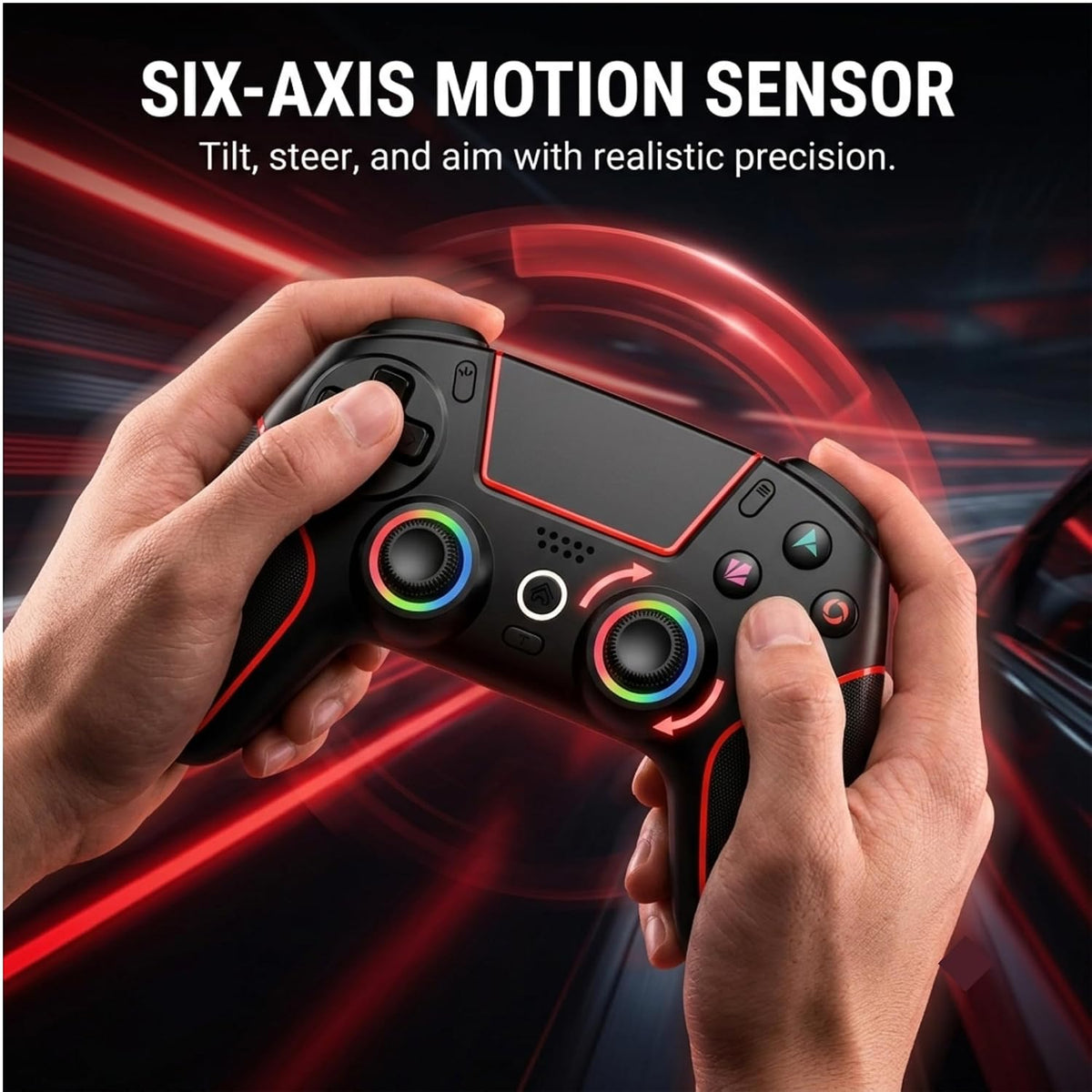 ZORVATEK Mando inalámbrico para juegos compatible con PS5, PC, Xbox...