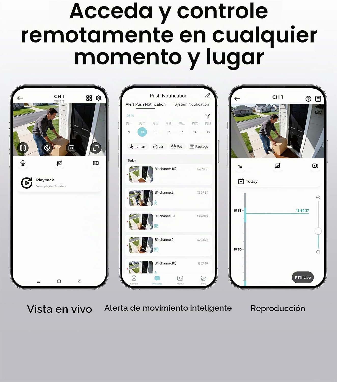 ZOSI 8CH 1080P - Sistema de cámara de seguridad para exteriores con...