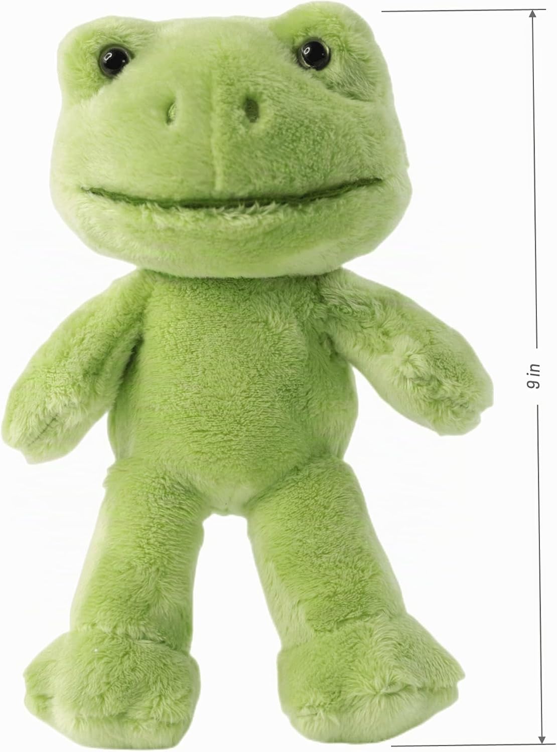Furvana - Peluche de rana verde de 9 pulgadas, rana suave | Suave m...