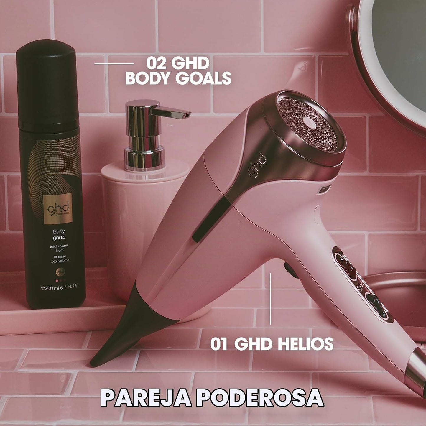 ghd Helios &amp; Flight+ Secadores de pelo de tamaño de viaje | Sec...