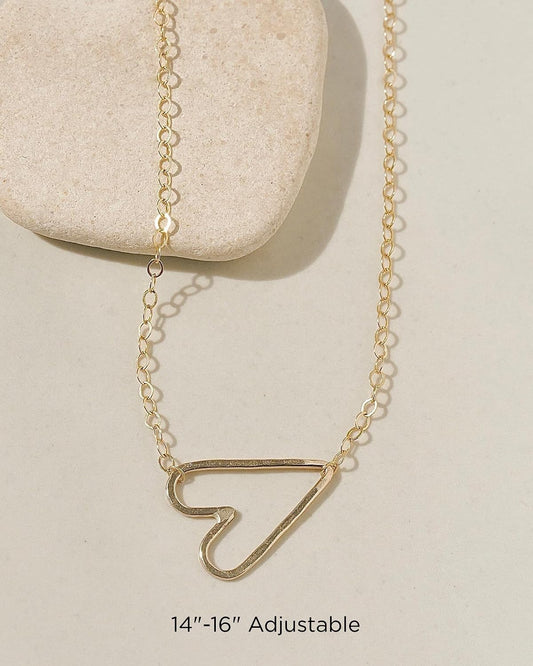 James Michelle Joyas: Collar de corazón Itty Bitty para mujer - Gar...