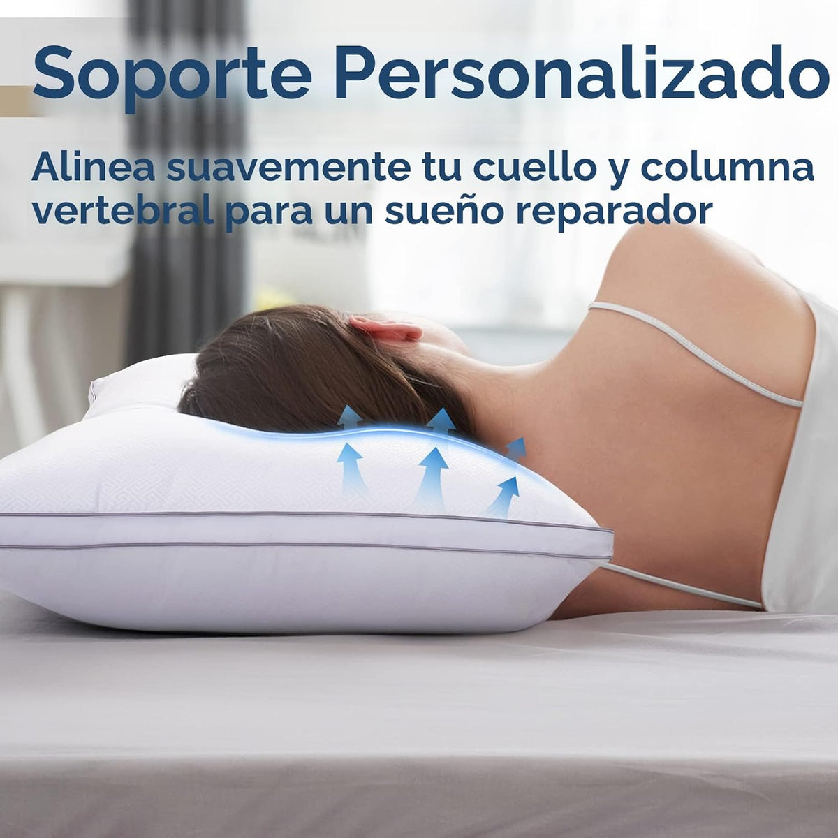 viewstar - Juego de 2 almohadas de tamaño King, almohada de relleno...
