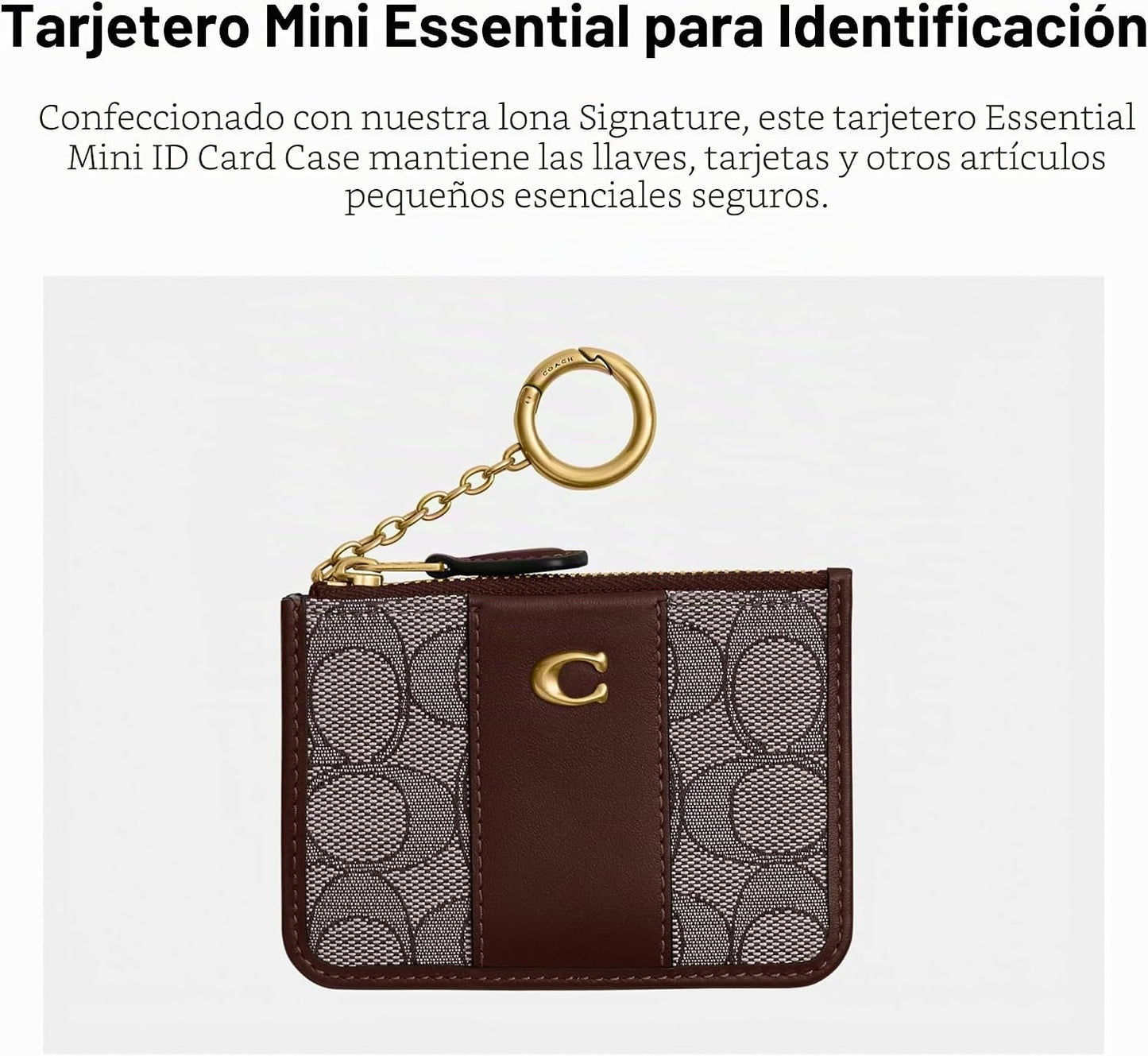 Estuche de identificación mini esencial Coach