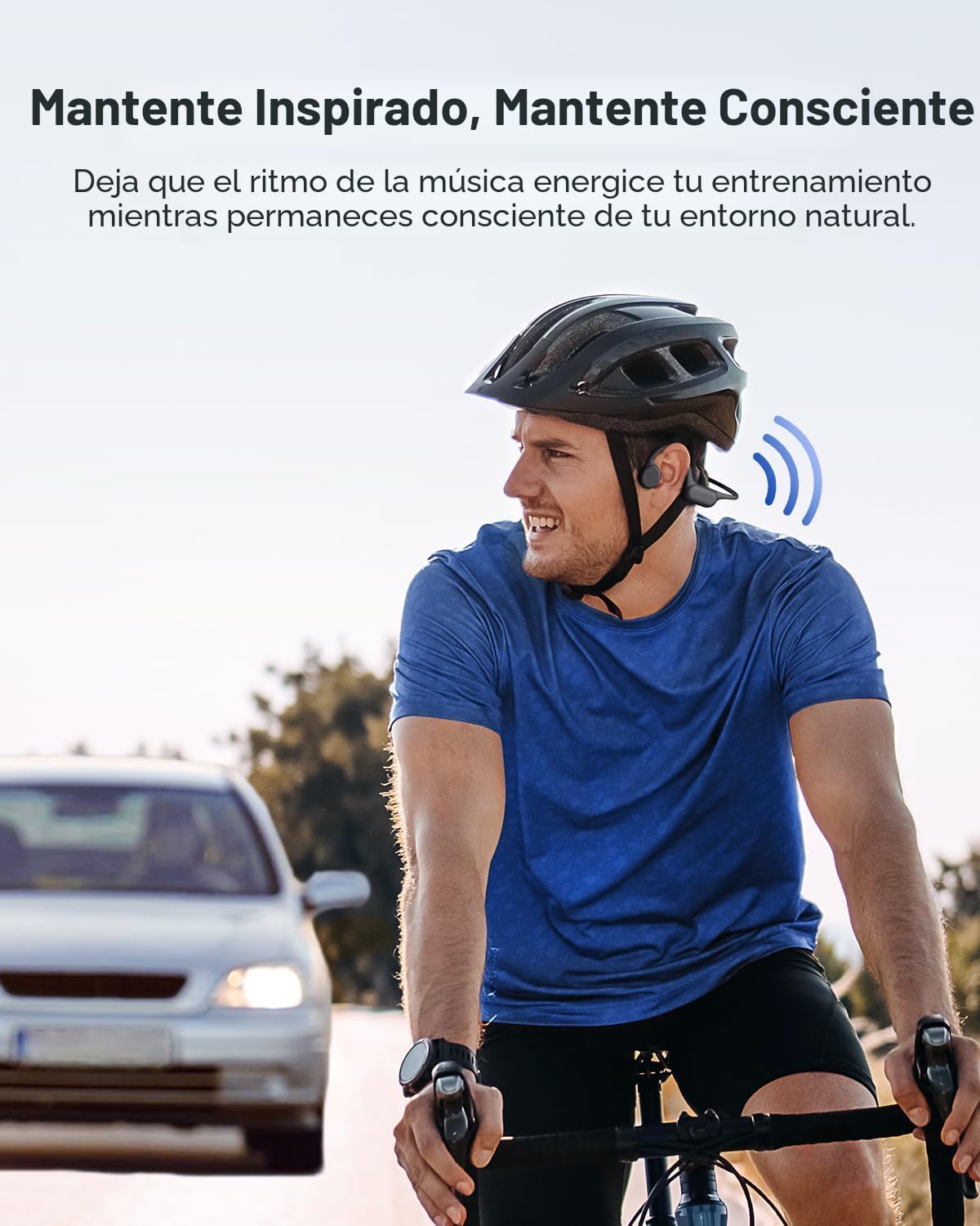 PSIER Auriculares de conducción ósea IPX8 impermeables para natació...