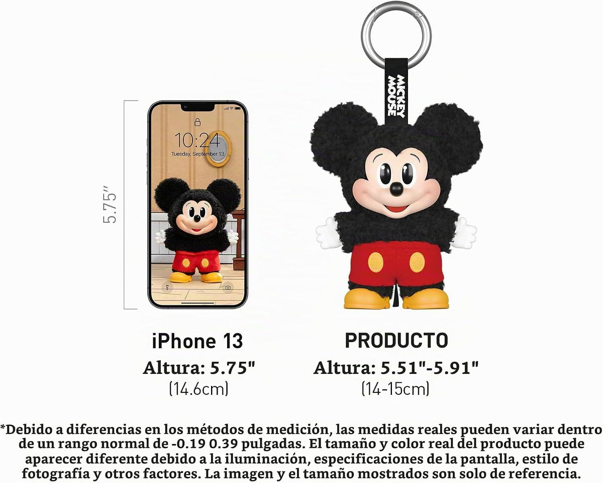 POP MART Mickey Family Lindas Figuras de Llavero en Caja Ciega, Mic...