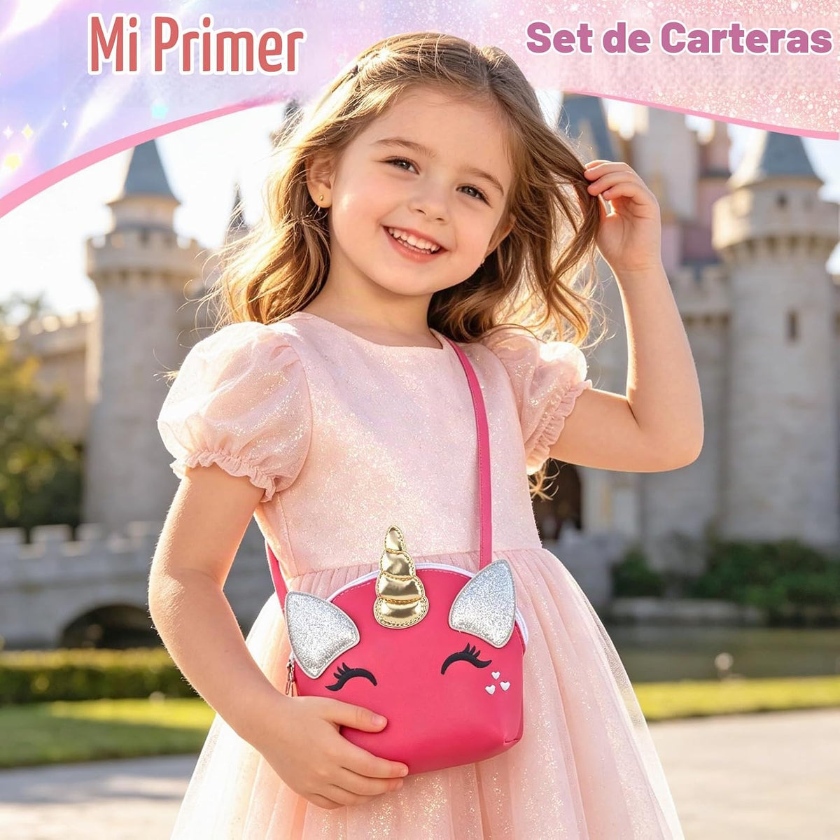 Juguetes para niñas pequeñas, kit de maquillaje de unicornio para n...