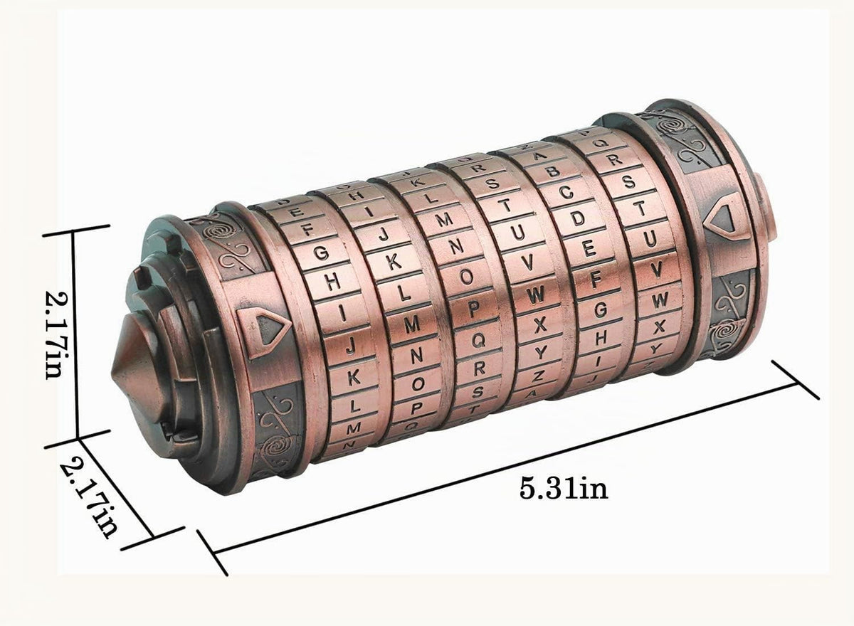 Cryptex Da Vinci Code Mini Cryptex Lock - Cajas de rompecabezas con...