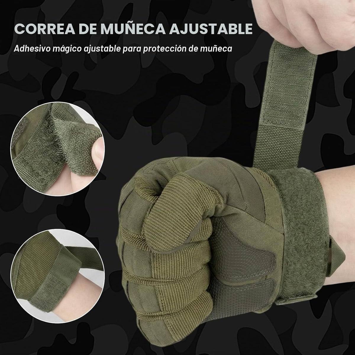 HYCOPROT Guantes utilitarios para hombre, guantes de motocicleta co...