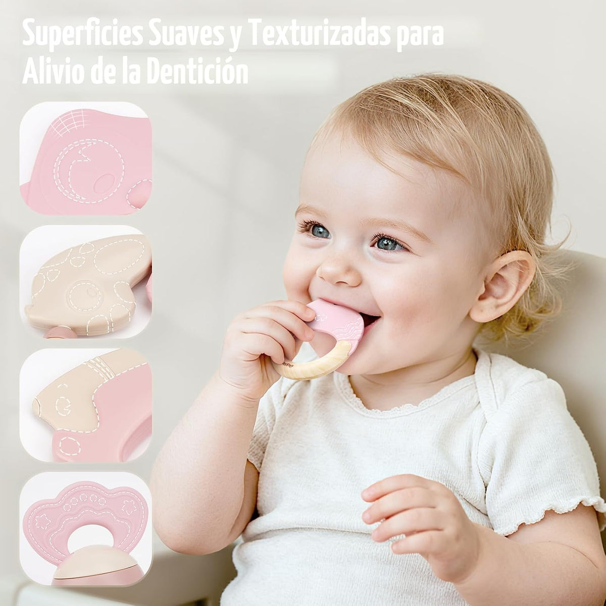 Juguetes para bebés 0-6 meses, sonajeros para bebés, juguetes de de...