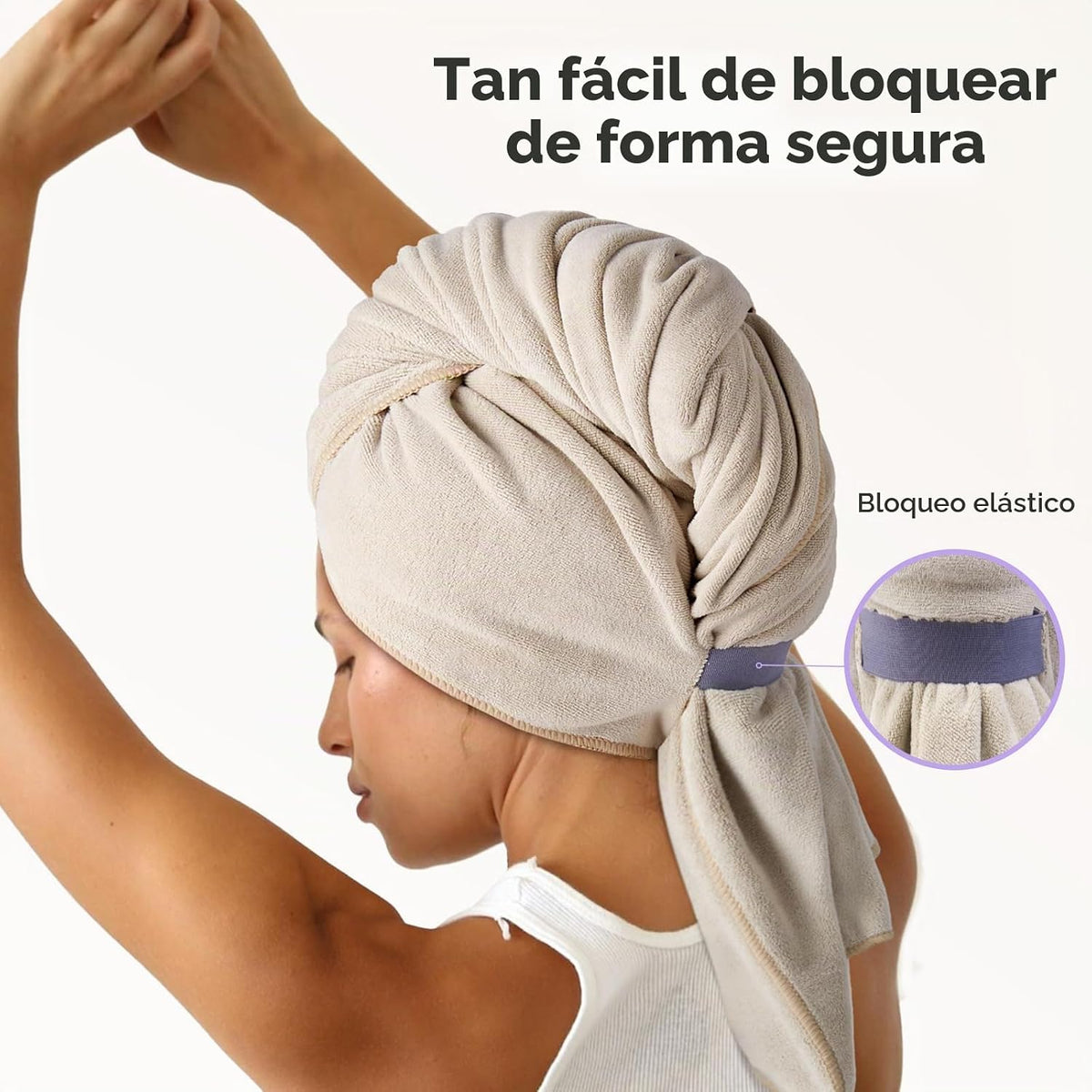 Umisleep Toalla de Microfibra para el Cabello, 41" x 30" Sú...