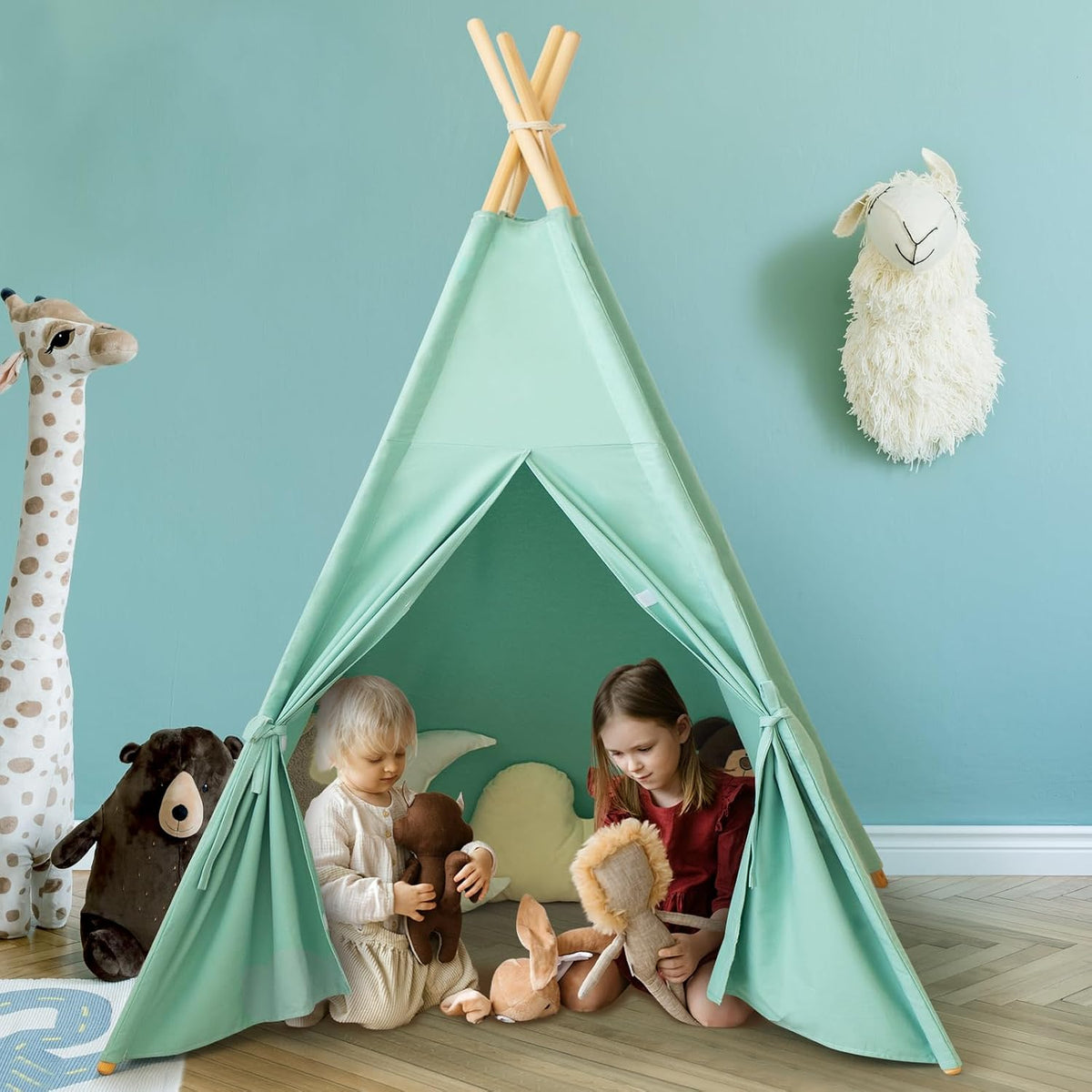 RongFa Tienda de campaña tipi para niños, tienda de campaña portáti...