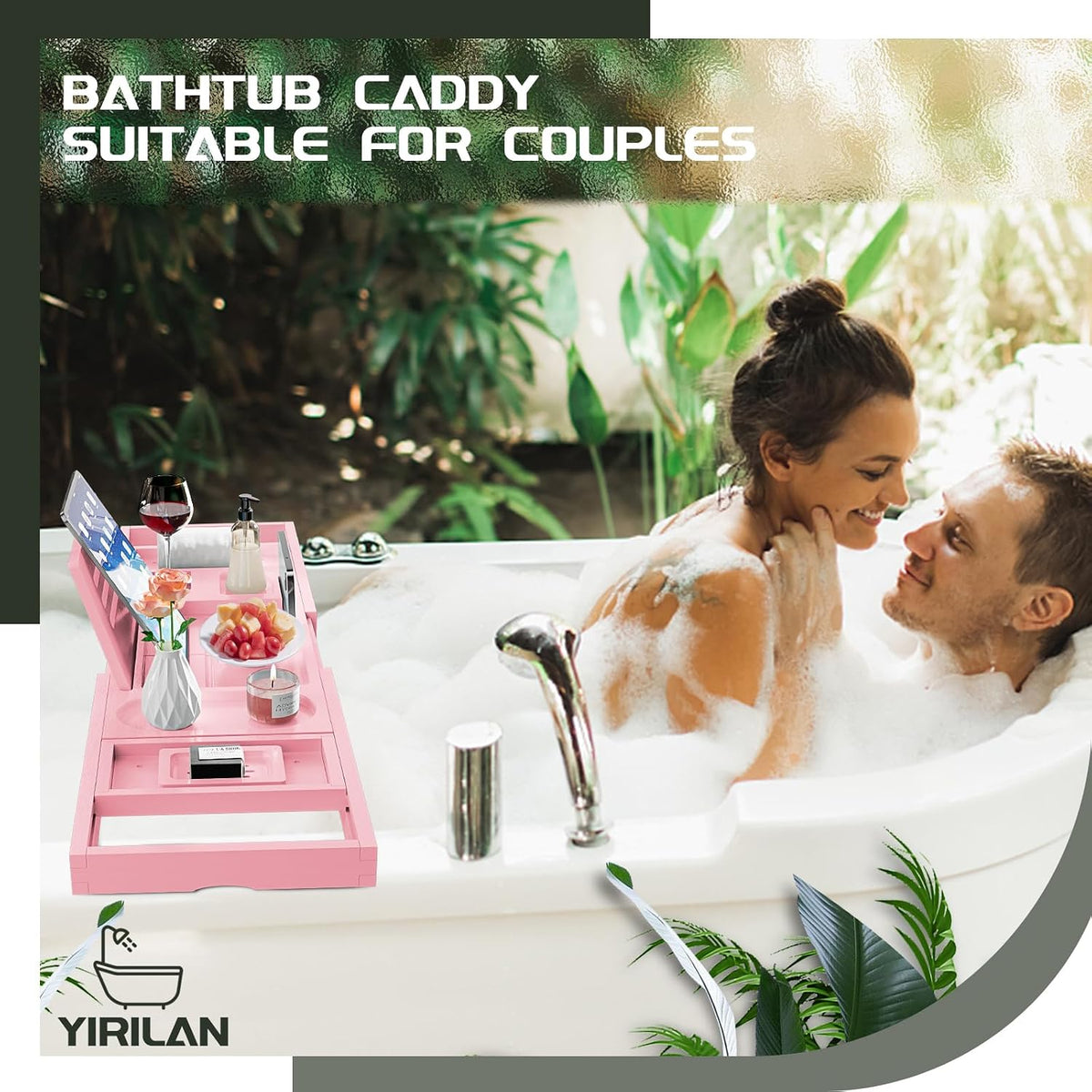 Bandeja de bañera de alta calidad, bandeja de baño expandible, rega...