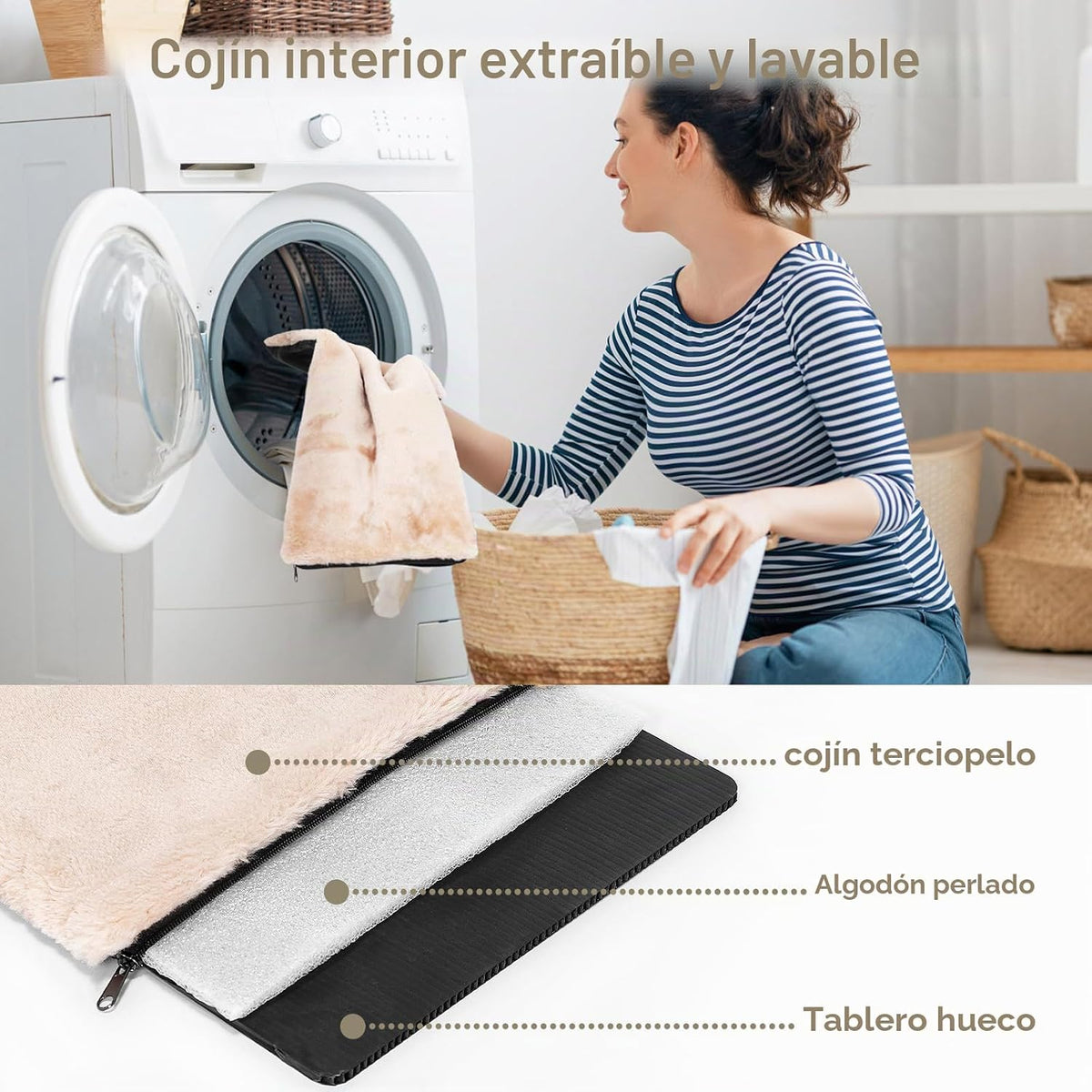 Petsfit Transportador de gatos mediano expandible para viajes aéreo...