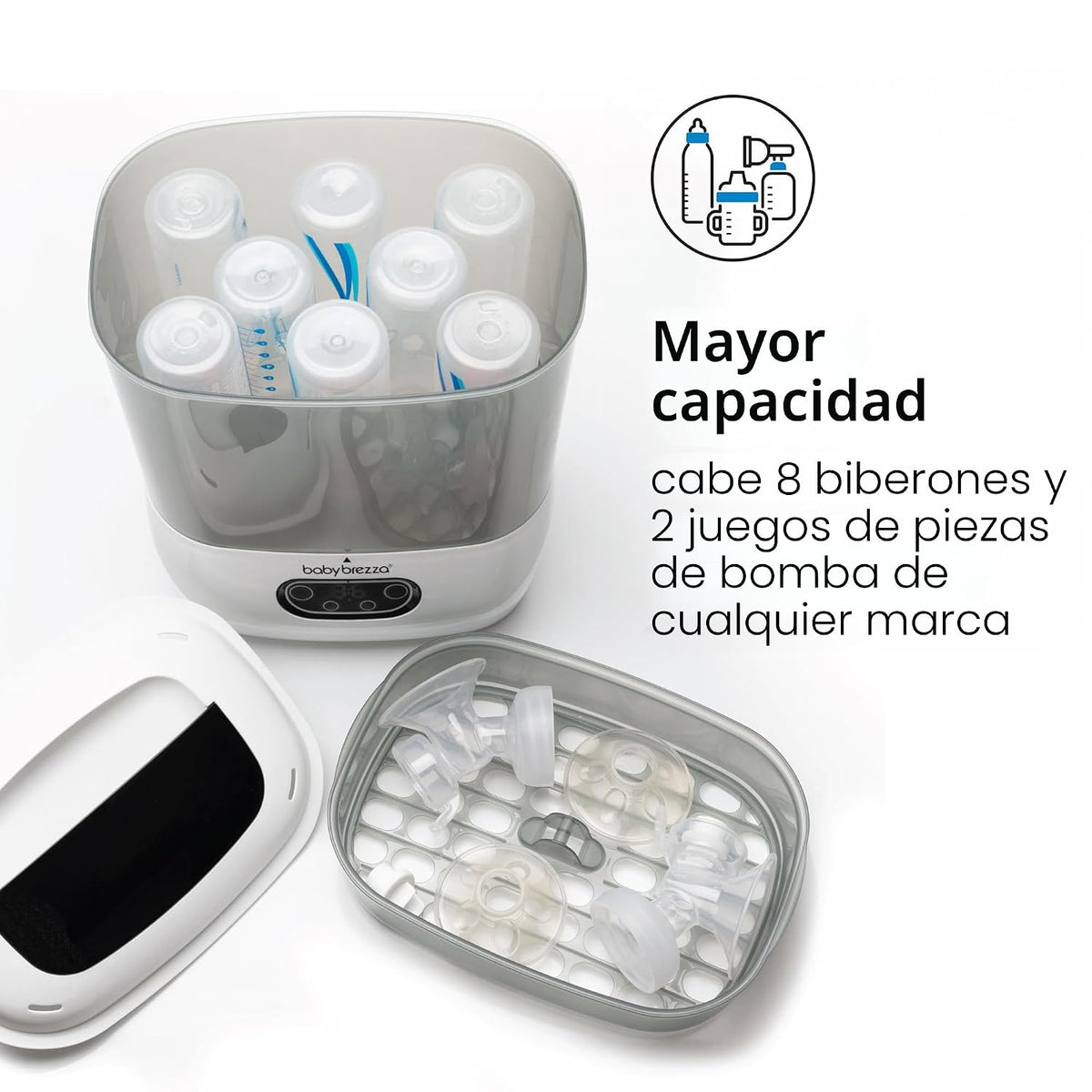 Baby Brezza Esterilizador y Secador de Biberones Avanzado \u2013 33...