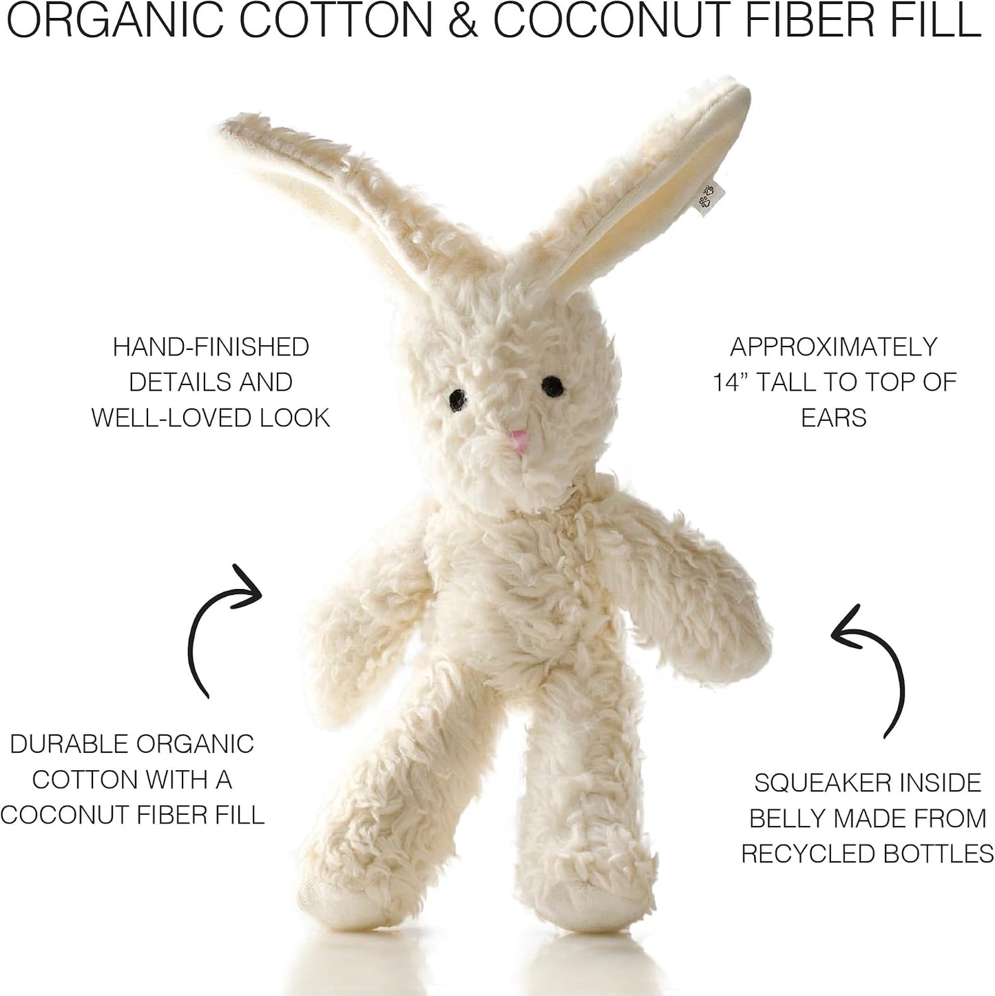 Pet Passion Juguetes de peluche duraderos de algodón para perros co...