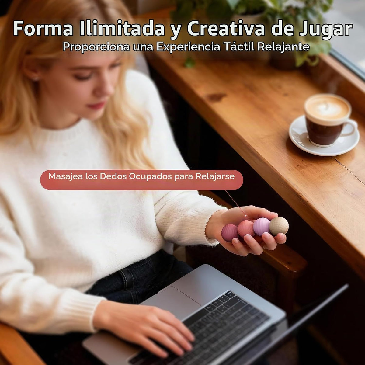 Bomeiyi Bolas magnéticas de silicona para adultos y adolescentes, j...