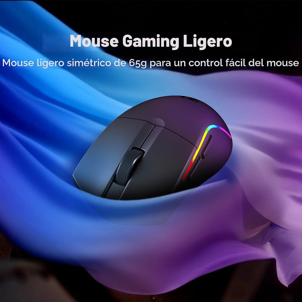 Redragon S107KS - Teclado y mouse inalámbricos para juegos, retroil...
