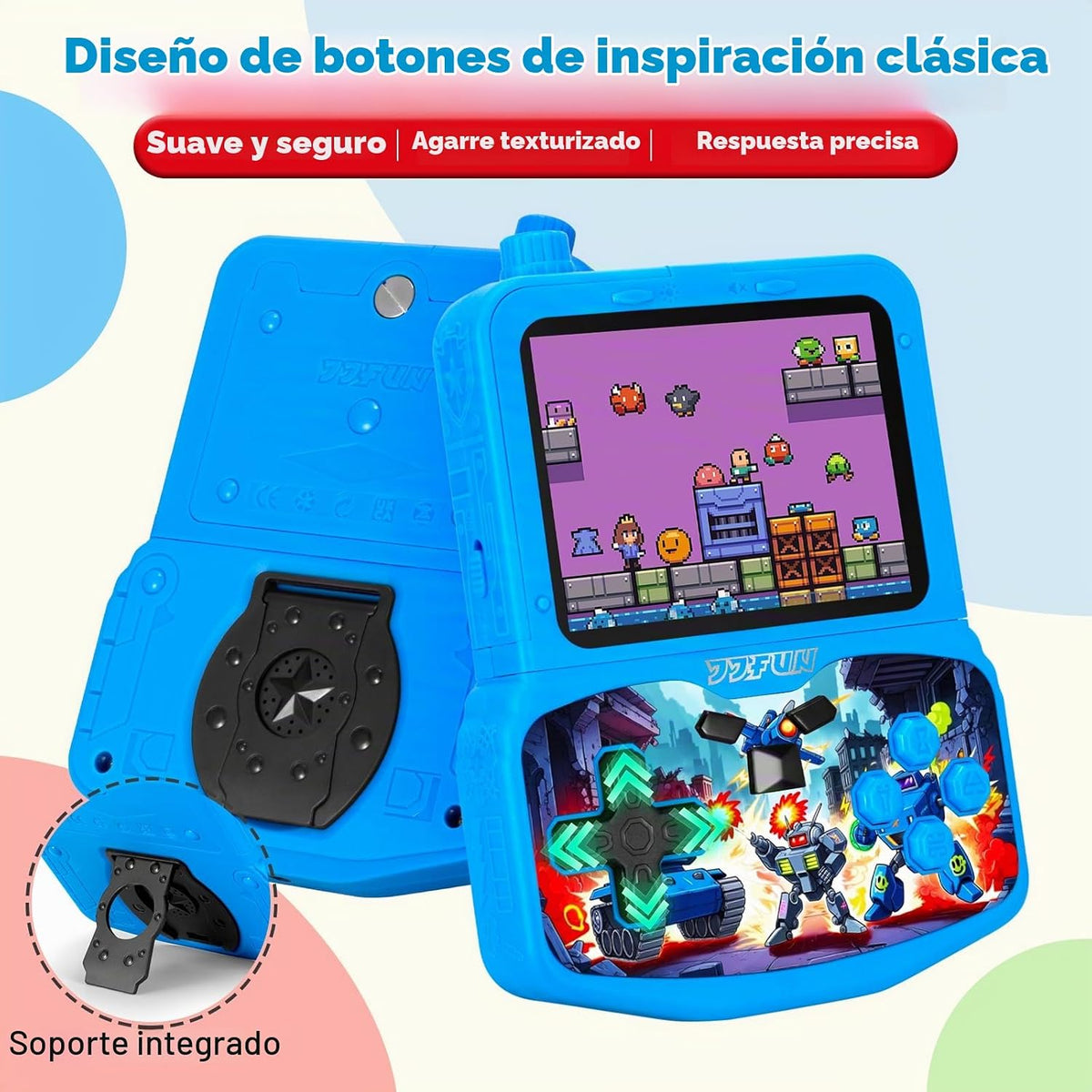 Consola de juegos portátil para niños, 220 juegos retro precargados...