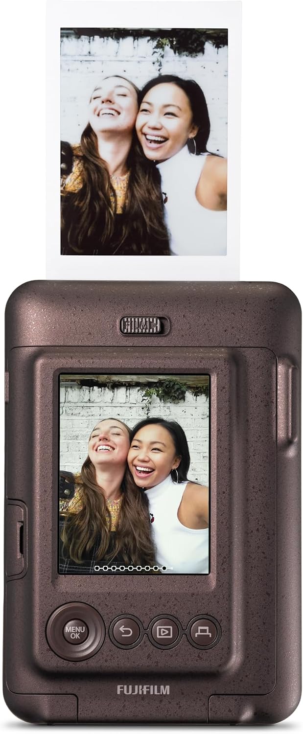 Cámara instantánea Fujifilm INSTAX Mini LIPLAY Híbrida - Bronce Pro...