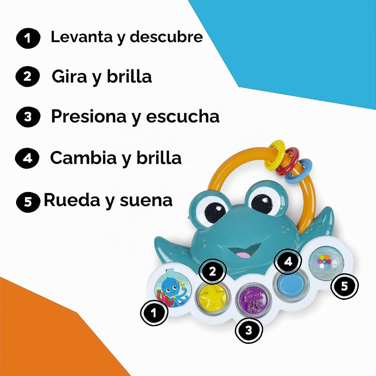 Baby Einstein Ocean Explorers Neptune's Busy Bubbles - Juguete...